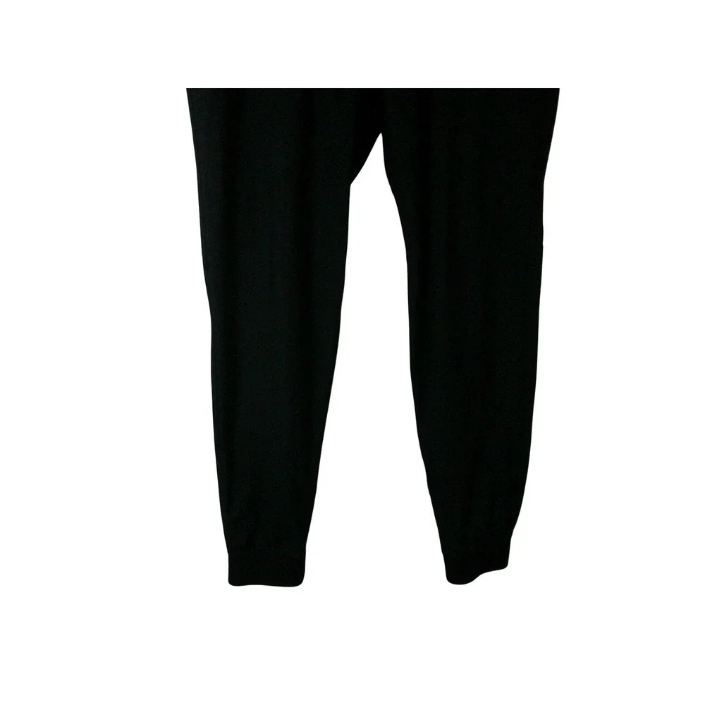 Lululemon ABC Jogger Warpstreme Mens Large Black Tapered Active Pants LM5AOLS